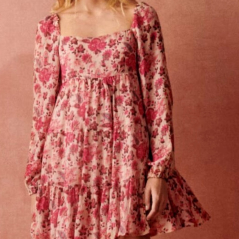 Sezane baby doll dress